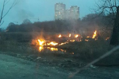 Под Киевом опять горят торфяники