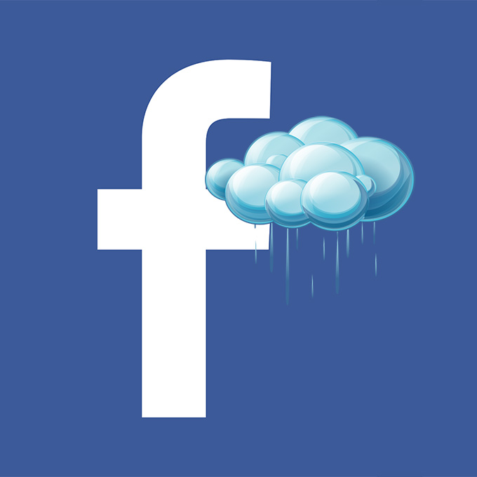 Facebook будет сообщать пользователю о погоде
